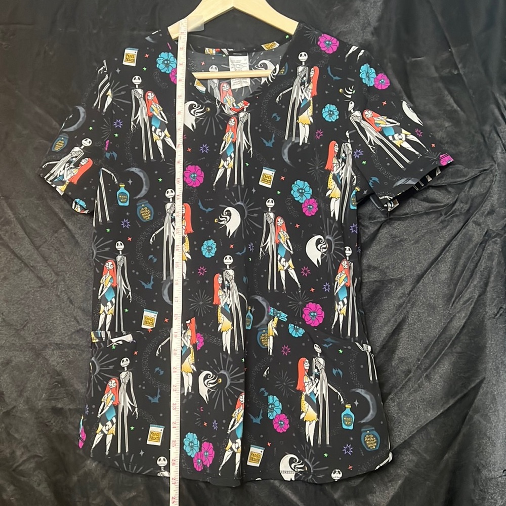 The Nightmare Before Christmas Scrub Top